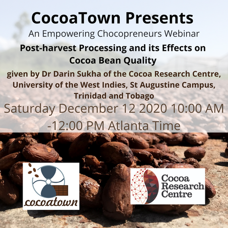 Post-harvest Processing and its Effects on the Cocoa Bean Quality