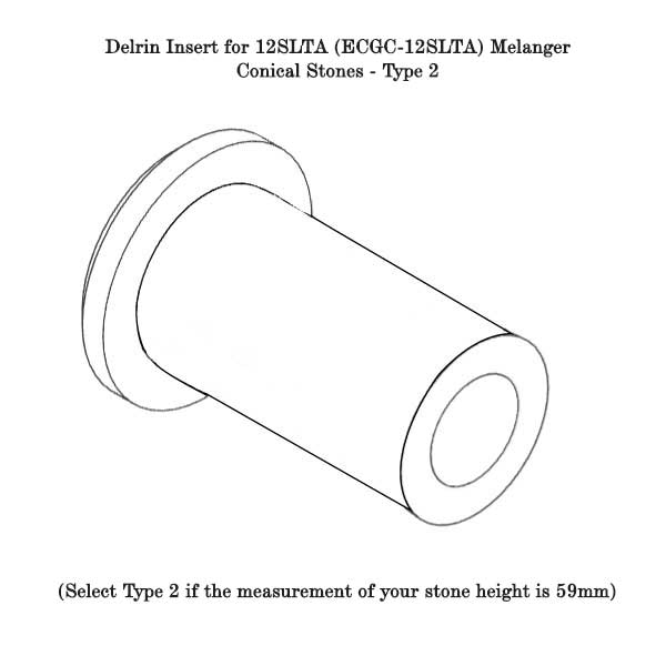 Delrin Roller inserts – Conical Stones - CocoaTown melangers