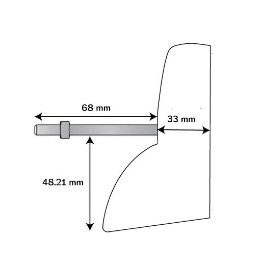 Delrin Wiper - Big Drum - ECGC-12SL