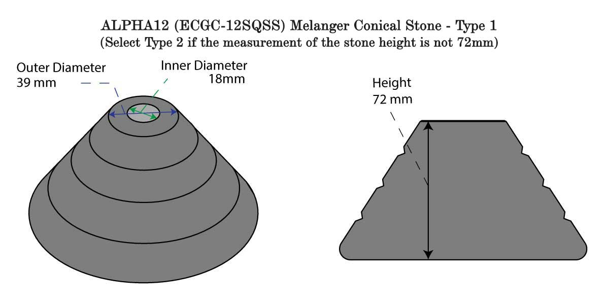 Conical Rollers - Big Drum - ALPHA12