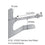Essuie-glace SS pour pierres coniques - ECGC-12SQSS Melanger