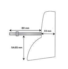 Ensemble d'essuie-glace Delrin pour ECGC-12SL